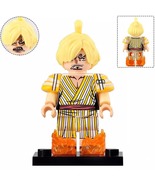 One Piece Wano Arc Sangoro Sanji Minifigures Accessories Building Toys - $4.99