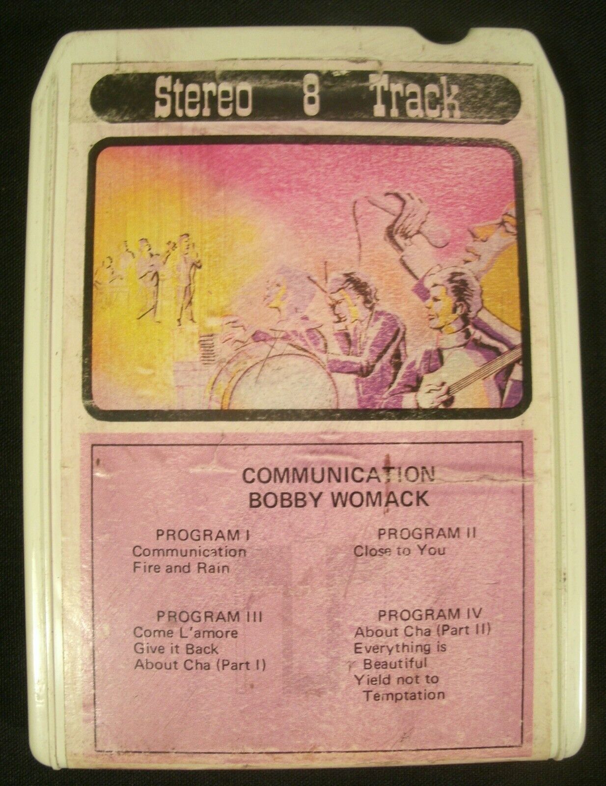 8 Track-Bobby Womack-Communication Refurbished, new pressure pads/sensin... - $11.65