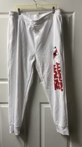 NWOT Disney Mickey Mouse Womens XXLG White Fleece Joggers with Pockets - £27.50 GBP