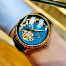 Sewor Men&#39;s Automatic Mechanical Watch Men&#39;s Watch Hollow Tourbillon Luminous Wa - £67.14 GBP