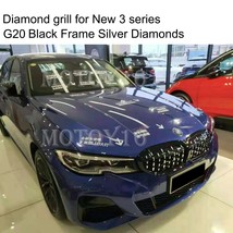 For BMW 3 Series G20 G28 Diamond Style Front Kidney Grill Grille 320i 32... - £74.06 GBP