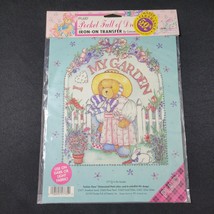 Vintage Plaid Pocket Full of Dreams Iron-On Teddybear Transfer NOS 80&#39;s ... - £7.90 GBP