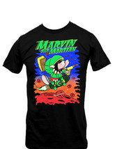 Looney Tunes Skate Marvin The Martian Black Men&#39;s T-Shirt, NEW UNWORN - £15.15 GBP