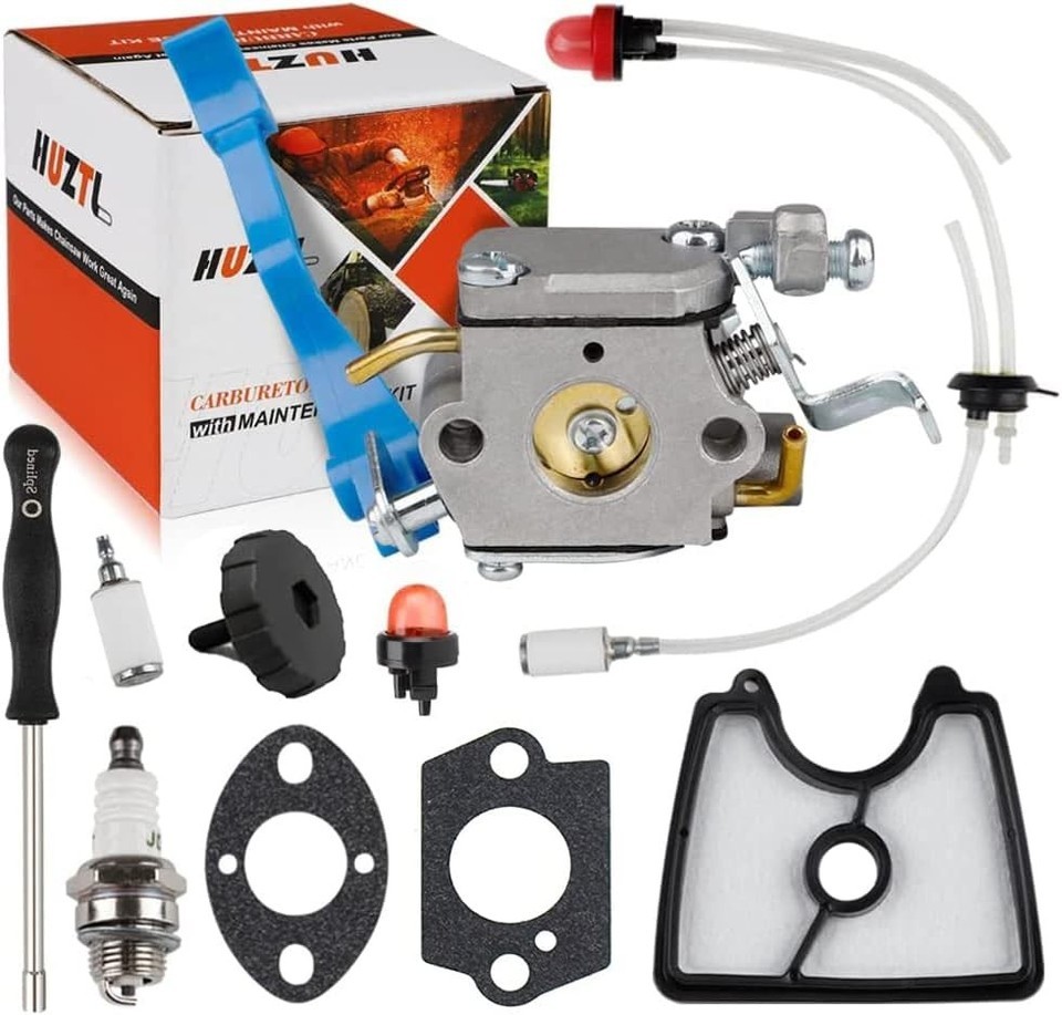 HUZTL 125B Carburetor 545112101 Air Filter kit for Husqvarna 125BX... - £20.00 GBP