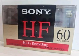 Sony HF Blank Cassette Tape 60 Minutes Hi-Fi Recording 2 Pack - £8.60 GBP