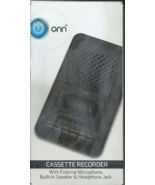 Cassette Recorder w/ External Microphone, Built in speaker and headphone... - $880.51 MXN