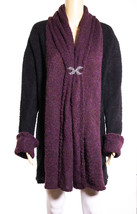 Knitted lightweight cardigan with a shawl collar - £207.08 GBP