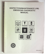 1995 GM INSPECTION MAINTENANCE I/M EMISSIONS DIAGNOSTICS MANUAL - $9.19