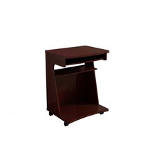 Rolling Kitchen Cart: 2 Shelves, Mahogany - $1,808.56 MXN