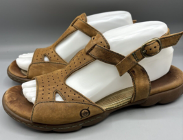 BORN Womens Sandals Sz 9 Brown Leather Slingback Comfort Casual Summer - $324.88 MXN