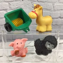Fisher-Price Little People Farm Animals Lot Tractor Wagon Horse Sheep Pig  - $14.84