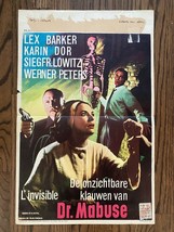 *The Invisible Dr. Mabuse (1963) Lex Barker &amp; Karin Dor Murderer Is Invisible! - £74.27 GBP