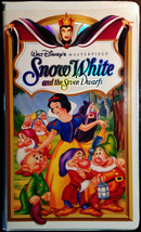 Snow White and the Seven Dwarfs VHS, Walt Disney Masterpiece Collection 1994 - £4.73 GBP