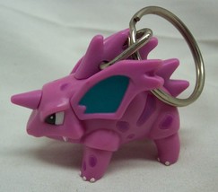 Vintage 1999 NIDORINO Pokemon Keychain Figure Toy Nintendo Burger King - £11.87 GBP