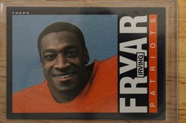 1985 Topps Football Card Irving Fryar New England Patriots Rookie RC #32... - £7.78 GBP