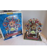Lemax Village the Starburst Revolving Ferris Wheel Animated Music Boxed - $122.55