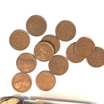 1919 S Lincoln Wheat Cent Roll 50 Coins Very Good To Fine Condition - £15.97 GBP