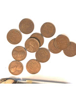 1919 S Lincoln Wheat Cent Roll 50 Coins Very Good To Fine Condition - £15.97 GBP