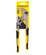 10&quot; aDjUsTaBLe Groove Joint curved jaw PLIERS bi material handles STANLE... - $49.96 CAD