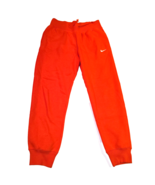 Nike pants Women&#39;s Adult Large Orange Swoosh Logo Joggers Outdoors Casua... - $32.20 CAD