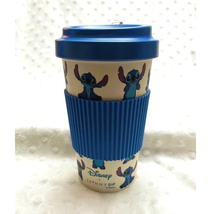 Disney Stitch &quot;Skinny Dip&quot; 16oz Reusable Travel Cup- NEW w/TAGS  - £13.45 GBP