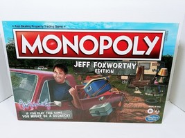  Monopoly Jeff Foxworthy Edition Board Game Featuring Redneck Humor New ... - £11.93 GBP
