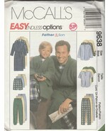 McCALLS 9638 Boy&#39;s &amp; Men&#39;s Robe with tie Belt, Top, Pull-on Pants/Shorts... - $4.95