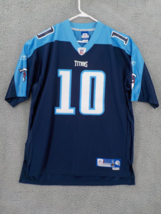 VINCE YOUNG #10 NFL EQUIPMENT PLAYERS TENNESSEE TITANS XL LENGTH +2 JERS... - $57.99