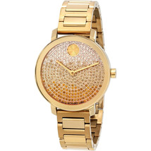 Movado Women&#39;s Bold Gold Dial Watch - 3600931 - £455.61 GBP