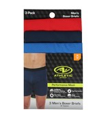 Athletic Works Men&#39;s Performance Mesh Boxer Briefs 6&quot; Size SMALL Dri Wor... - $23.86 CAD