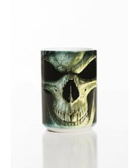 Big Face Death Grim Reaper Skull Halloween Ceramic Coffee Mug Cup 15 oz ... - £15.78 GBP
