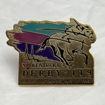 1993 Kentucky Derby Churchill Downs Louisville Race Horse Racing Lapel Hat Pin - £7.82 GBP