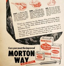 1947 Morton Salt Co Seasoning Spices Advertisement Meat Season Foods DWNN17 - $19.99