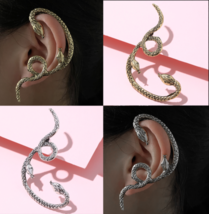 Twin Headed Snake Ear Cuff - $8.23