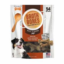 Nylabone Beef Broth Bones Dog Treats (Net 54Count), 2.38 Lb - $31.00