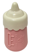 Little Tikes Replacement Pink and White 2 oz Plastic Baby Bottle 4.25 in Tall - £11.07 GBP