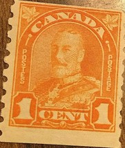 Canada Stamp 1 Cent George V Orange - £1.86 GBP