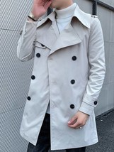Windbreaker leisure time business affairs british style trench coats fashion trend show thumb200