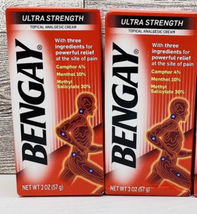2x Bengay Ultra Strength Topical Pain Relief Cream, Non-Greasy Analgesic... - $14.84