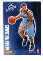 2009-10 Panini Deron Williams Sticker Card NNO Utah Jazz Window Cling NBA NM-MT - £1.55 GBP