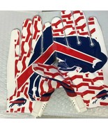 NIKE SUPERBAD 4.5 ADULT PADDED FOOTBALL GLOVES, NFL BUFFALO BILLS, XL PG... - $67.82 CAD