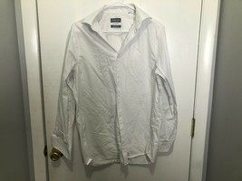 Michael Kors Airsoft Cotton Regular Fit Dress Shirt Men&#39;s Size Large ? L/S - £4.66 GBP