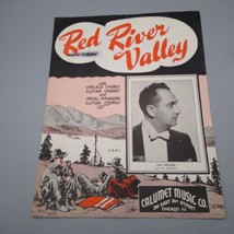 Vintage Sheet Music, Red River Valley by Lou Breese, Calumet 1935 with Guitar - £11.60 GBP