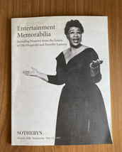 Sotheby&#39;s Auction Catalog Ella Fitzgerald May 1997 - $100.00