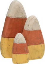 CWI Gifts Wooden Candy Corn Shelf Sitters 3/Set, Multi - $24.65