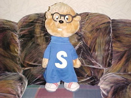 18&quot; Talking Simon Chipmunk Plush Toy 1983 Ideal Works Very Nice - £77.97 GBP