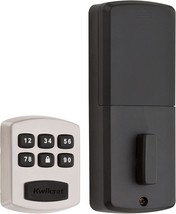 Satin Nickel Deadbolt Door Lock For Garage Or Side Door, Kwikset 99050-003 Model - £52.14 GBP
