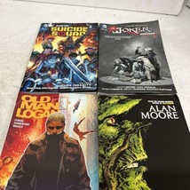 Four Comic Book Lot Of Paperback Suicide Squad Joker Swamp Thing Old Man... - $44.55