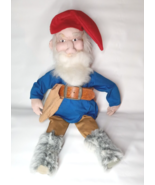 Folk Art Doll Needle Felted Wool Sarafinas Fiber Art Gnome - £29.02 GBP