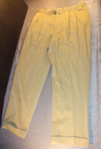 Stylish Tommy Hilfiger Men&#39;s 36X30 Coyote Brown Tan Dress Pants - £22.00 GBP